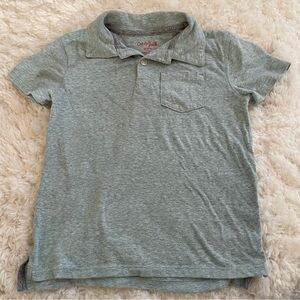 Cat & Jack Kids Boys Henley Short Sleeve Polo Shirt - Mint Green XS